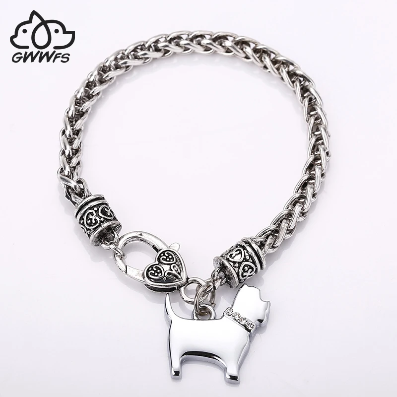 DIY schnauzer charm bracelets for men Dog lovers pet dog pendant friendship bracelets best friend gift Women jewelry Wholesale
DIY schnauzer charm bracelets for men Dog lovers pet dog pendant friendship bracelets best friend gift Women jewelry Wholesale