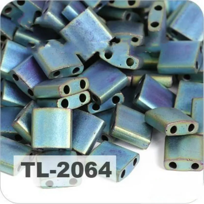 Taidian Matte Metallic Blue Green Iris Japanese Tila Bead For Hand Craft 5.0x5.0x1.9mm 5grams/lot
Taidian Matte Metallic Blue Green Iris Japanese Tila Bead For Hand Craft 5.0x5.0x1.9mm 5grams/lot