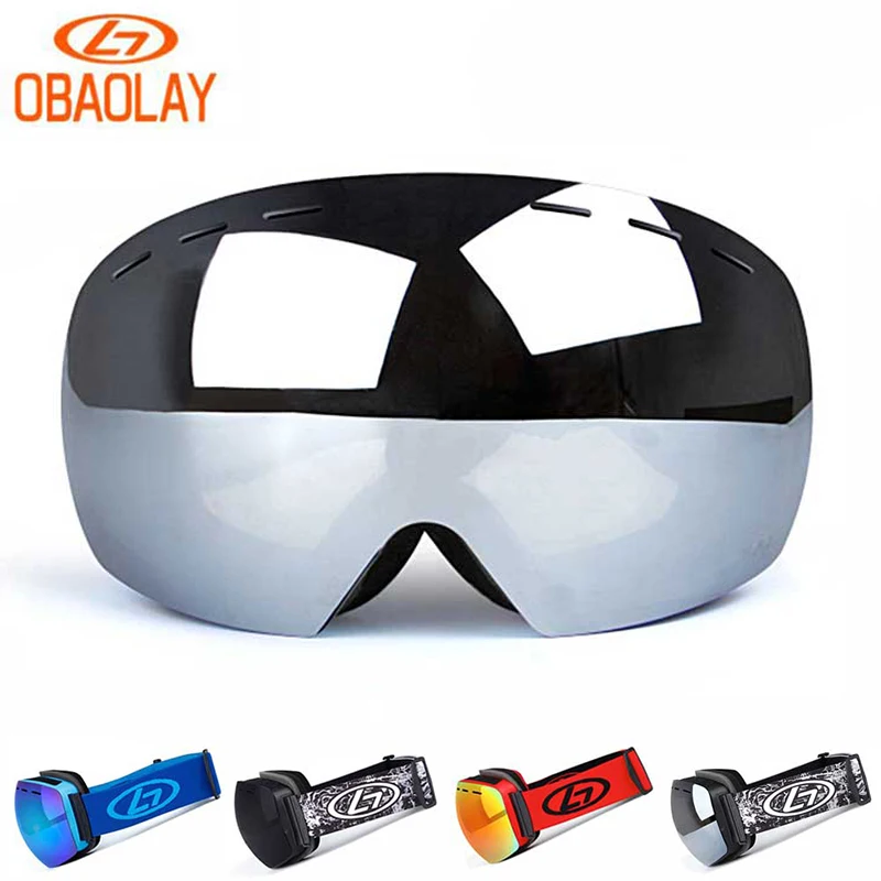 OBAOLAY Frameless Ski Goggles Double-layer Lens UV400 Protection Anti-fog Snowboard Goggles Windproof Snowboarding Eyewear
OBAOLAY Frameless Ski Goggles Double-layer Lens UV400 Protection Anti-fog Snowboard Goggles Windproof Snowboarding Eyewear