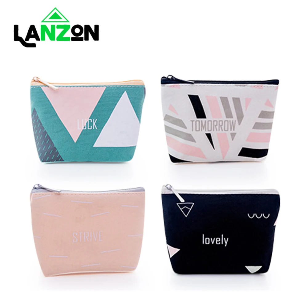 Lanzon Geometric Pattern Coin Purse Canvas Mini Zipper Pouch Portable Handbag Pocket Wallets Key Holder Bag Money Bags for Women
Lanzon Geometric Pattern Coin Purse Canvas Mini Zipper Pouch Portable Handbag Pocket Wallets Key Holder Bag Money Bags for Women