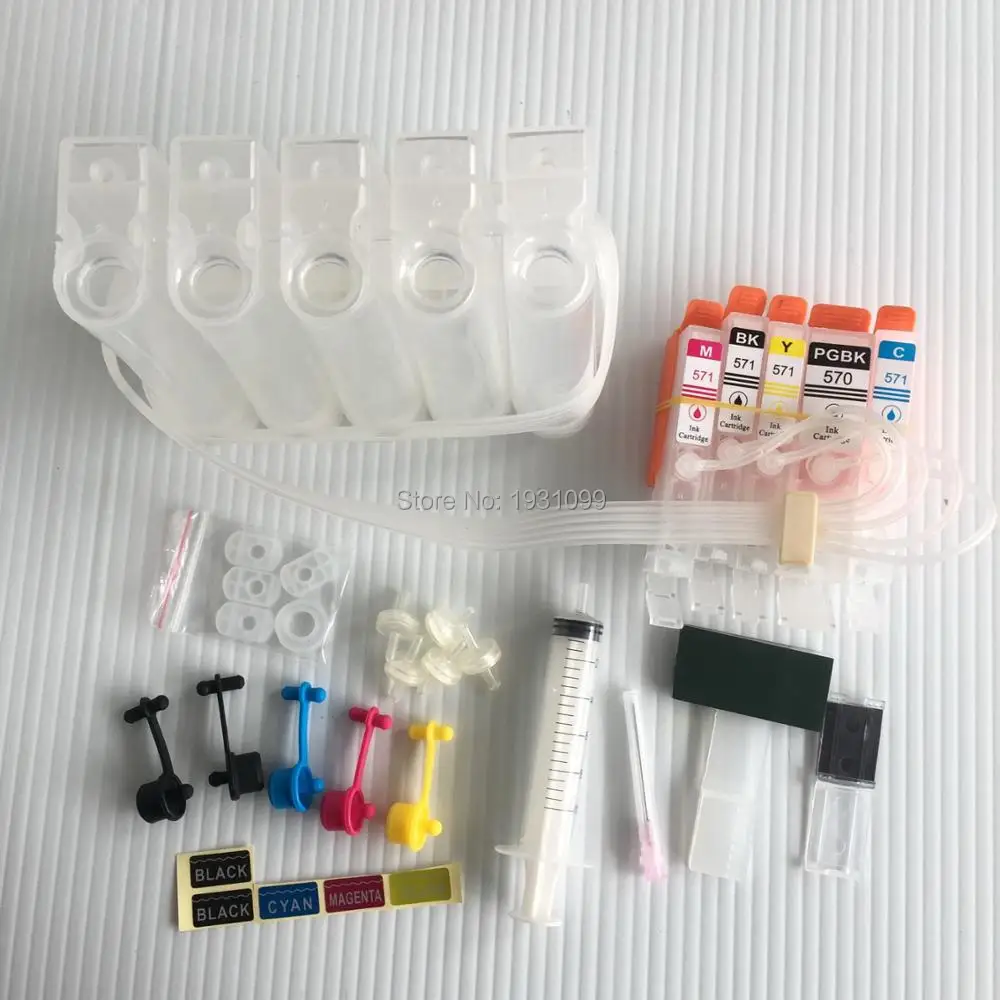 YOTAT 5Color Empty CISS PGI570 PGI-570XL ink cartridge PGI-570 CLI-571 for Canon PIXMA MG5750 MG5751 MG5752 MG5753 MG6850
YOTAT 5Color Empty CISS PGI570 PGI-570XL ink cartridge PGI-570 CLI-571 for Canon PIXMA MG5750 MG5751 MG5752 MG5753 MG6850