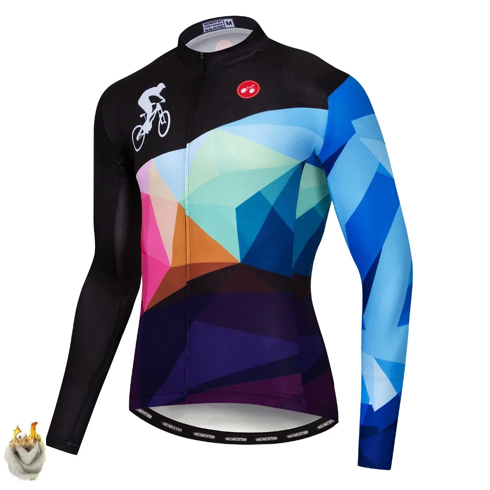 Men's Cycling Jersey Long Sleeve Winter Thermal Fleece MTB Bike Bicycle Jersey Reflective Quick Dry Jacket Top Cycling Clothing
Men's Cycling Jersey Long Sleeve Winter Thermal Fleece MTB Bike Bicycle Jersey Reflective Quick Dry Jacket Top Cycling Clothing