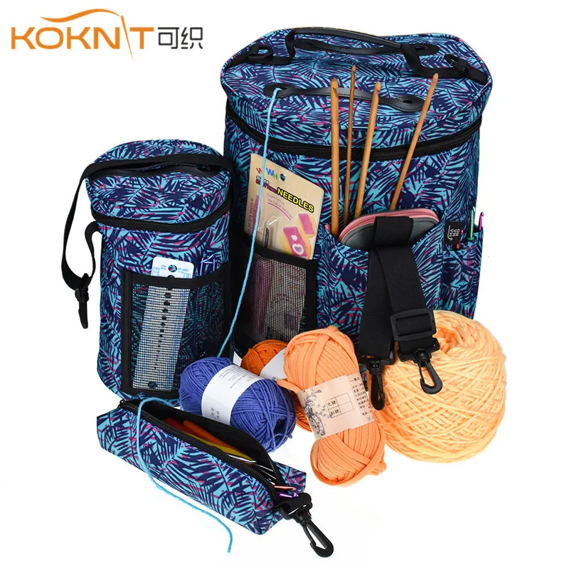 KOKNIT Knitting Yarn Storage Bag Case Yarn Drum Women's Crochet Hook Thread Pouch Round Periwinkle Knitting Crochet Tote Bag
KOKNIT Knitting Yarn Storage Bag Case Yarn Drum Women's Crochet Hook Thread Pouch Round Periwinkle Knitting Crochet Tote Bag