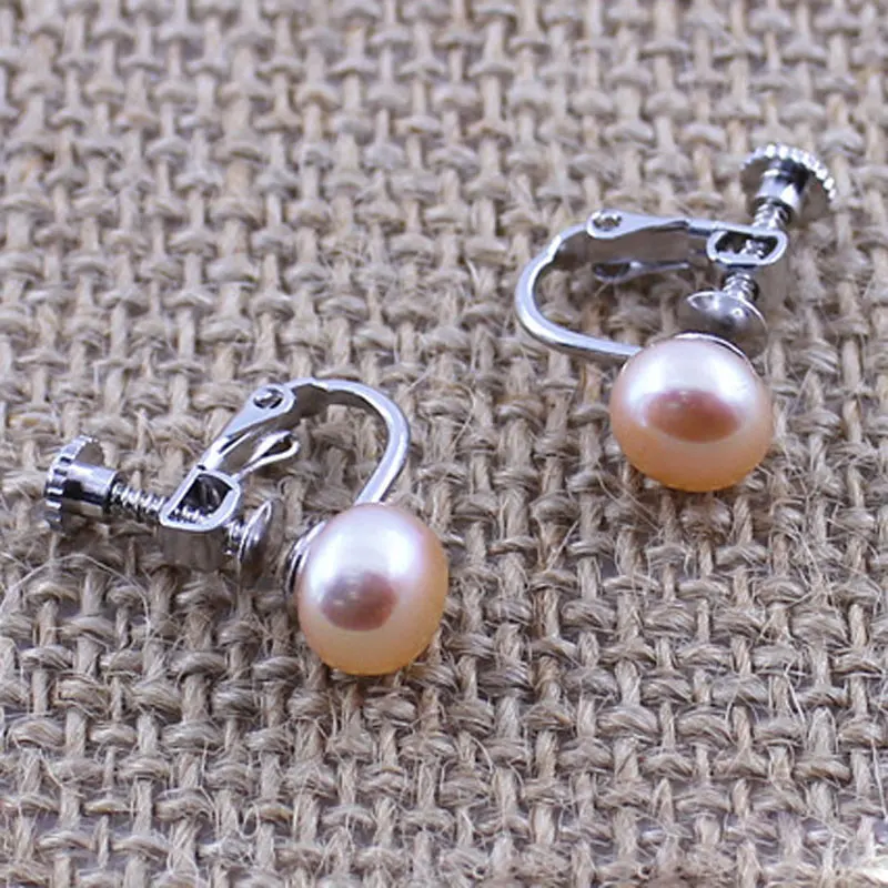 7-8mm AAA Natural Pink Button Freshwater Pearl 925 Sterling Silver Clip-on Earring
7-8mm AAA Natural Pink Button Freshwater Pearl 925 Sterling Silver Clip-on Earring