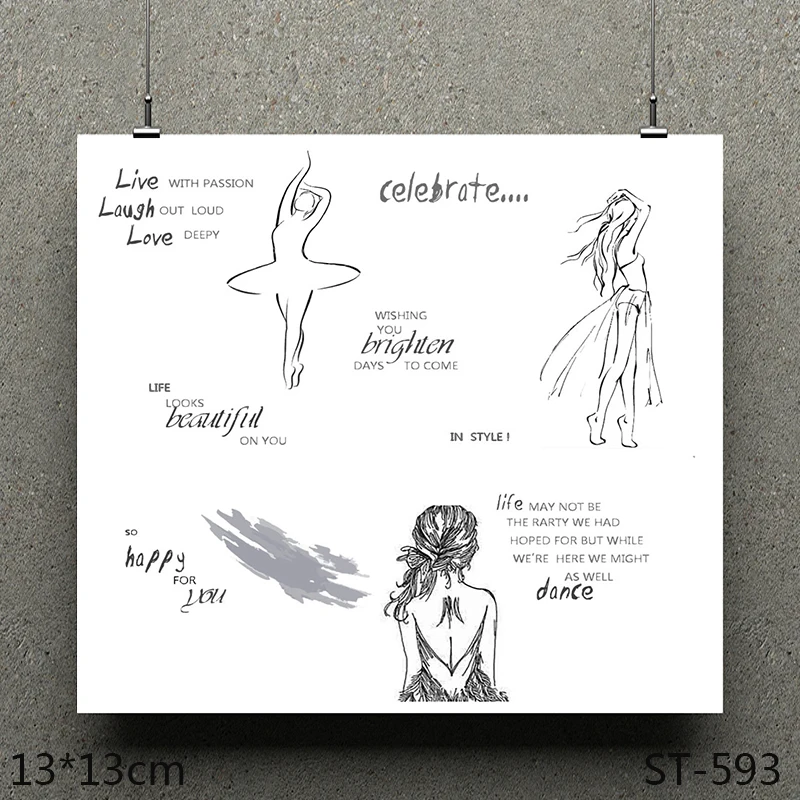 AZSG girl beautiful Clear Stamps/Silicone Transparent Seals for DIY scrapbooking Card Making 13*13cm
AZSG girl beautiful Clear Stamps/Silicone Transparent Seals for DIY scrapbooking Card Making 13*13cm
