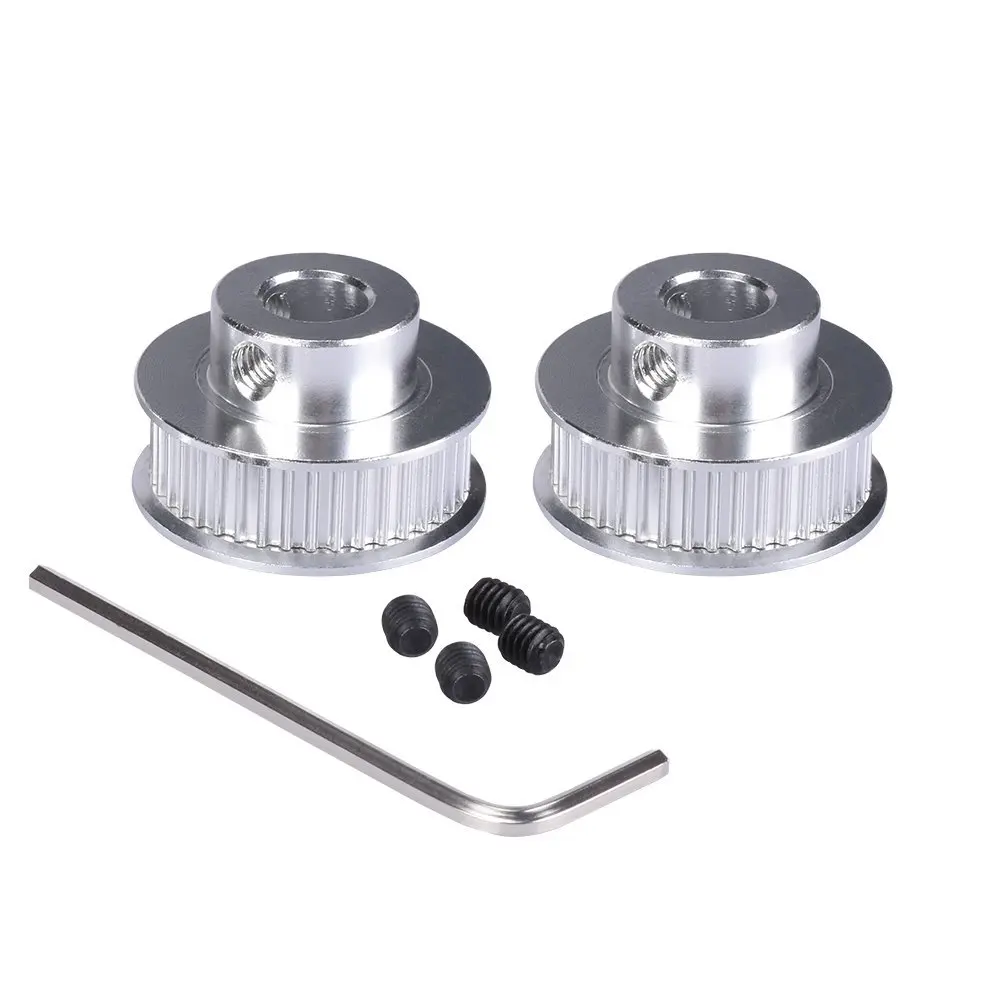 GT2 Timing Pulley 60 Teeth Wheel belt gear width 6mm Inner hole 5&8mm 2GT pulley for 3D printer accessories
GT2 Timing Pulley 60 Teeth Wheel belt gear width 6mm Inner hole 5&8mm 2GT pulley for 3D printer accessories