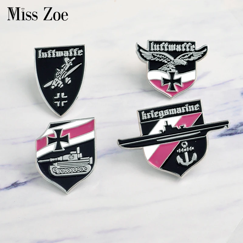 WWII Enamel pin German tank Air Force bombing plane Battleship Eagle Badge Brooch icon Button Lapel pin Gift for Military fan
WWII Enamel pin German tank Air Force bombing plane Battleship Eagle Badge Brooch icon Button Lapel pin Gift for Military fan