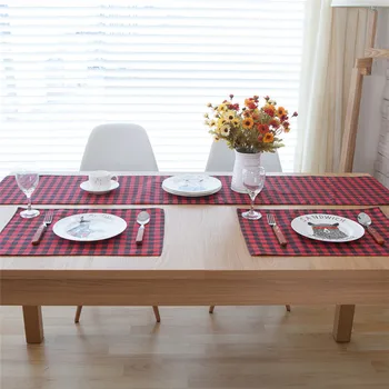 Red Plaid Wedding Table Runner Decoration Linen Cotton Table Runner For Modern Party Home Hotel Banquet Decoration Wholesale
Red Plaid Wedding Table Runner Decoration Linen Cotton Table Runner For Modern Party Home Hotel Banquet Decoration Wholesale
