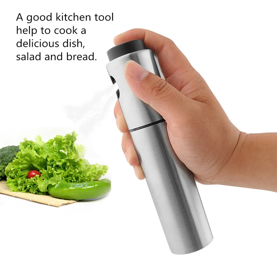 VOGVIGO Stainless Steel Push Sprayer Olive Oil Spraying Bottle Thumb Pump Can Gadget Salt Pepper Grinder Cookware For Kitchen
VOGVIGO Stainless Steel Push Sprayer Olive Oil Spraying Bottle Thumb Pump Can Gadget Salt Pepper Grinder Cookware For Kitchen