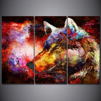 3 Pcs/Set Framed HD Printed Psychedelic Color Abstract Wolf Poster Picture Wall Art Print Canvas Painting Cuadros Decoracion
3 Pcs/Set Framed HD Printed Psychedelic Color Abstract Wolf Poster Picture Wall Art Print Canvas Painting Cuadros Decoracion