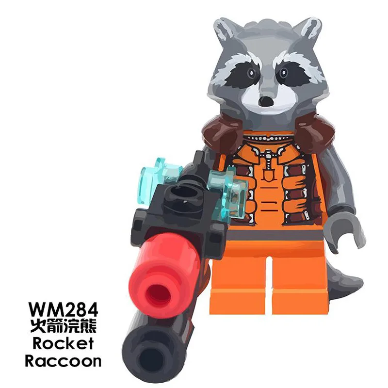WM284 Super Heroes INFINITY WAR Rocket Racoon Bricks Building Blocks Children Gift Toys
WM284 Super Heroes INFINITY WAR Rocket Racoon Bricks Building Blocks Children Gift Toys