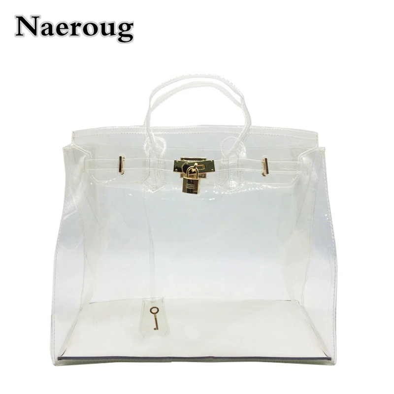 Herald Fashion Plastic Women Handbag Quality PVC Transparent Female Top-handle Bags Large Capacity Casual Totes Bags Clear Bag
Herald Fashion Plastic Women Handbag Quality PVC Transparent Female Top-handle Bags Large Capacity Casual Totes Bags Clear Bag