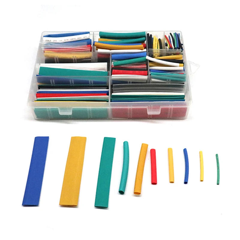 385Pcs/Box Conductor Shrinkage Empire Tube Heat-Shrinkable Tubing For Cable Repair Wire Protection Sheath 2:1 Drop Shipping
385Pcs/Box Conductor Shrinkage Empire Tube Heat-Shrinkable Tubing For Cable Repair Wire Protection Sheath 2:1 Drop Shipping