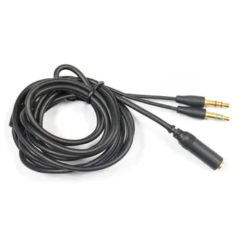 Hot Cellphone earphones 3.5mm transfer cable for Desktop PC Laptop headset microphone 2 in1 adapter cable Audio converter plug 
Hot Cellphone earphones 3.5mm transfer cable for Desktop PC Laptop headset microphone 2 in1 adapter cable Audio converter plug