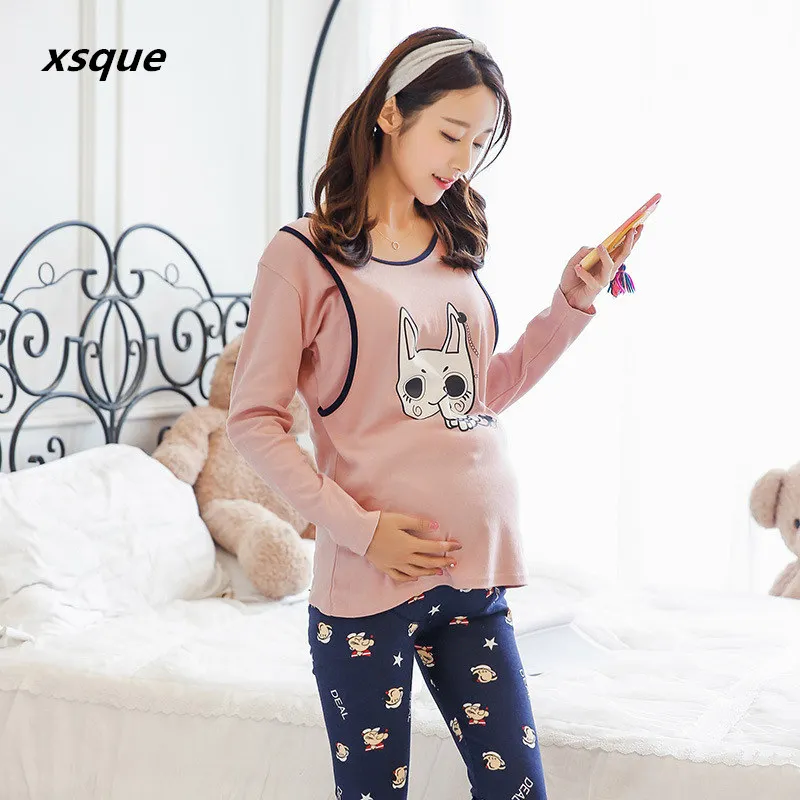 2019 Nursing Loungewear Breastfeeding Women Maternity Cotton Pajamas Pregnant Women Lactation Sleeping Clothes Free Shipping
2019 Nursing Loungewear Breastfeeding Women Maternity Cotton Pajamas Pregnant Women Lactation Sleeping Clothes Free Shipping