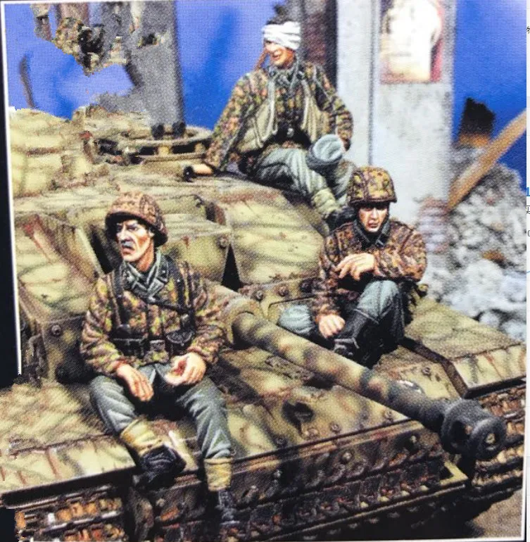1/35 каучуковая фигурка модель комплект Unassambled Неокрашенная 00388 | Игрушки и хобби
