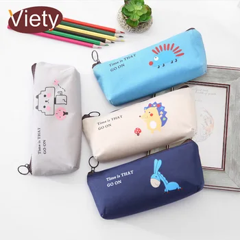 Canvas Cartoon animal student Pencil Bag papelaria Pencil Case stationery material escolor school supplies
Canvas Cartoon animal student Pencil Bag papelaria Pencil Case stationery material escolor school supplies