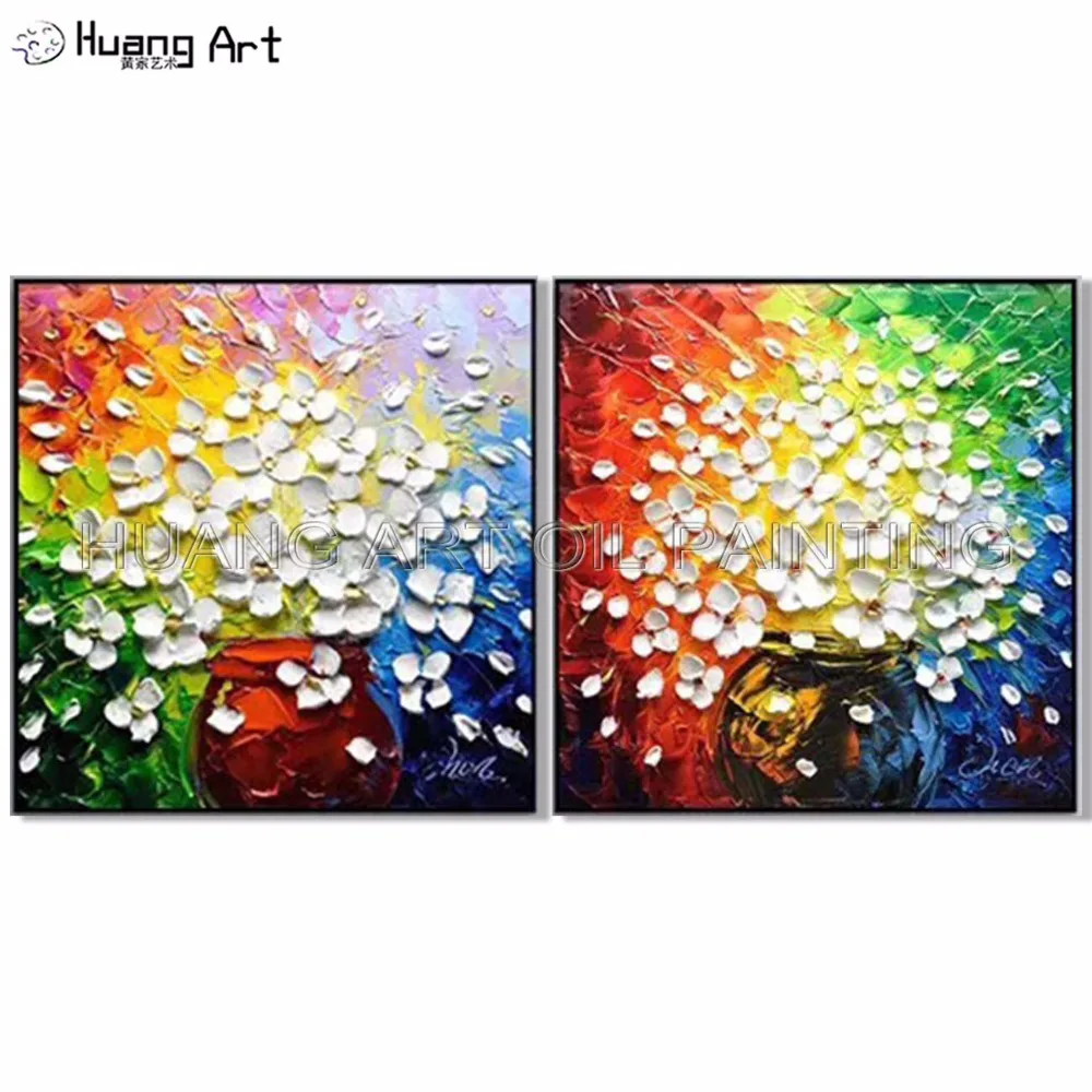 New Style Hand-painted Colorful Oil Painting on Canvas for Living Room Decor Modern Abstract Knife Flower Wall Painting
New Style Hand-painted Colorful Oil Painting on Canvas for Living Room Decor Modern Abstract Knife Flower Wall Painting