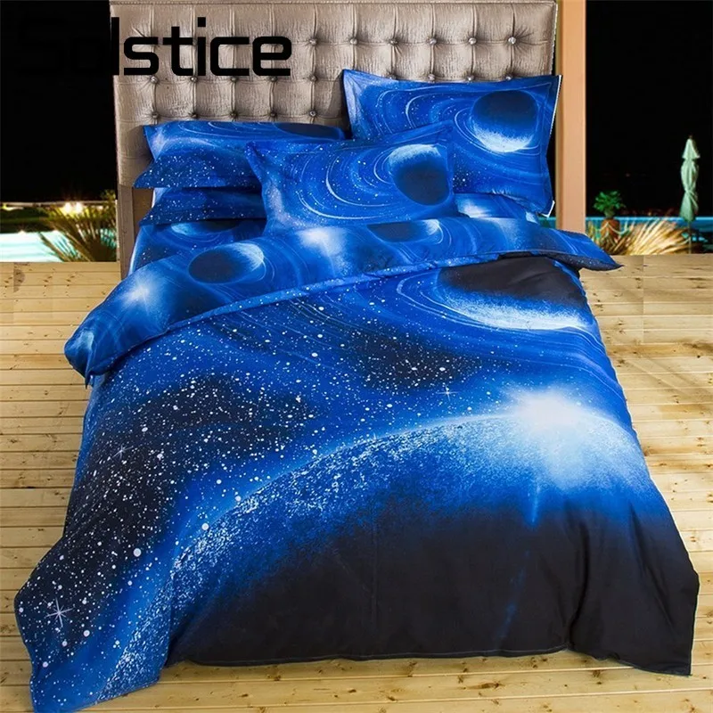Solstice Home Textile Blue Saturn Space Bedding Sets Duvet Quilt Cover Pillowcase Flat Bed Sheet Kid Teenage Man Woman's Linens
Solstice Home Textile Blue Saturn Space Bedding Sets Duvet Quilt Cover Pillowcase Flat Bed Sheet Kid Teenage Man Woman's Linens