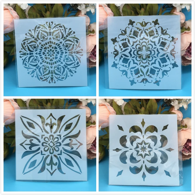 4Pcs/Set 15cm 5.9" Flower DIY Layering Stencils Wall Painting Scrapbook Coloring Embossing Album Decorative Paper Card Template
4Pcs/Set 15cm 5.9" Flower DIY Layering Stencils Wall Painting Scrapbook Coloring Embossing Album Decorative Paper Card Template