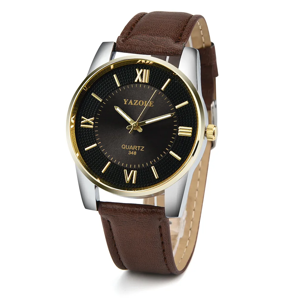 Drop Shipping Watch YAZOLE Luxury Men's Watch Stainless steel Leather Band Analog Quartz Wrist Watches Gifts Free Shipping c920
Drop Shipping Watch YAZOLE Luxury Men's Watch Stainless steel Leather Band Analog Quartz Wrist Watches Gifts Free Shipping c920