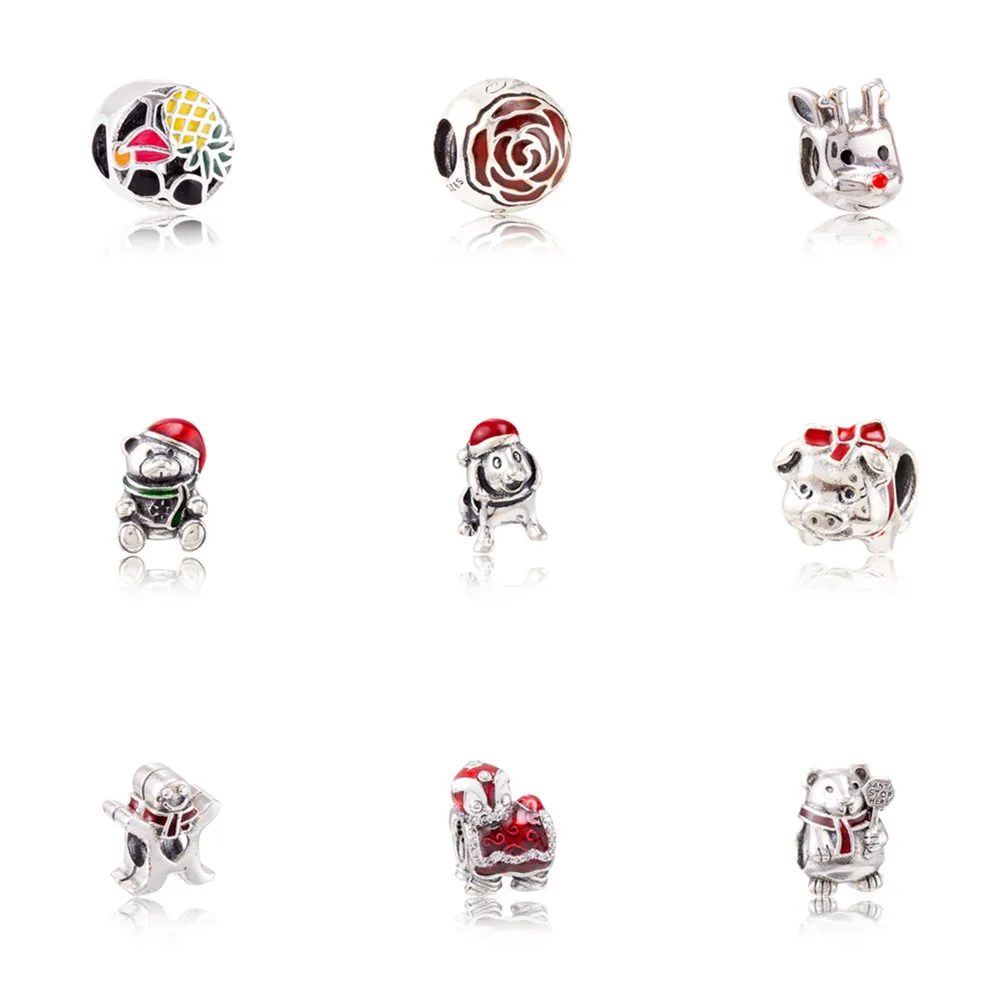 Red series Bead Charm Authentic 925 Sterling Silver Fit Original Pandora Charms Bracelet Women Jewelry gift JF600127-135
Red series Bead Charm Authentic 925 Sterling Silver Fit Original Pandora Charms Bracelet Women Jewelry gift JF600127-135
