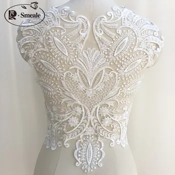 New Fashion Beading Embroidery Lace Patch Can Be Used for Wedding Dress Decoration DIY Clothing Accessories 45*44CM RS1761
New Fashion Beading Embroidery Lace Patch Can Be Used for Wedding Dress Decoration DIY Clothing Accessories 45*44CM RS1761