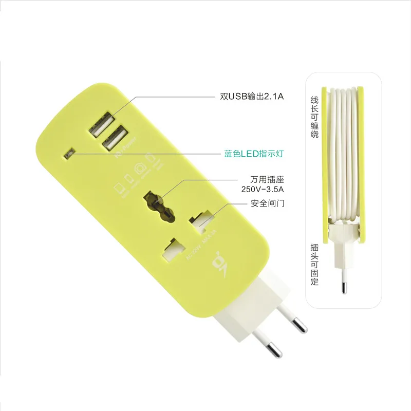 Power Strip EU Plug Power Extension Socket Travel Adapter 1.5m Cable Portable USB Smart Phone Tablets Charger Desktop Hub
Power Strip EU Plug Power Extension Socket Travel Adapter 1.5m Cable Portable USB Smart Phone Tablets Charger Desktop Hub