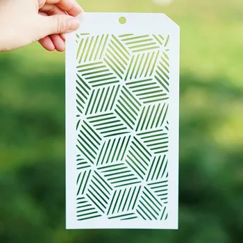 12*24 cm Vertigo Stencil for Scrapbooking Painting album Paper Card Making Craft Decorative Embossing Template
12*24 cm Vertigo Stencil for Scrapbooking Painting album Paper Card Making Craft Decorative Embossing Template
