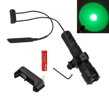 Green Hunting LED 502B Tactical Flashlight Torch Lamp +Remote Pressure Switch+Light Mount Gun+Charger+18650
Green Hunting LED 502B Tactical Flashlight Torch Lamp +Remote Pressure Switch+Light Mount Gun+Charger+18650