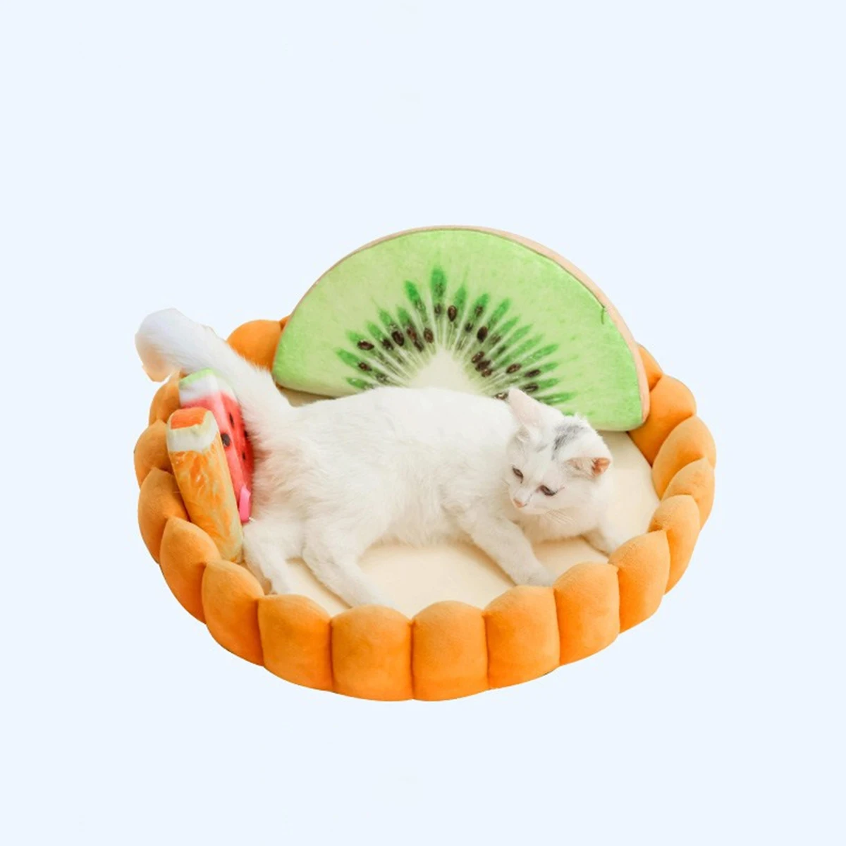 Fabrics Soft Pet Bed Creative Egg Tart Shape Warm Nest Pet Cat Small Dog Puppy Kennel Bed Sofa Orange Sleeping Bag Cave Bed
Fabrics Soft Pet Bed Creative Egg Tart Shape Warm Nest Pet Cat Small Dog Puppy Kennel Bed Sofa Orange Sleeping Bag Cave Bed