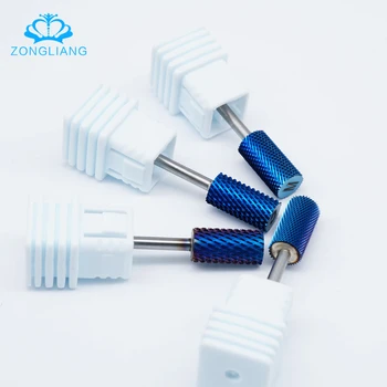 Blue Tungsten Carbide Burrs Nano Coating Nail Drill Bit Metal Bits For Manicure Electric Nail Drill Accessories gel varnish
Blue Tungsten Carbide Burrs Nano Coating Nail Drill Bit Metal Bits For Manicure Electric Nail Drill Accessories gel varnish