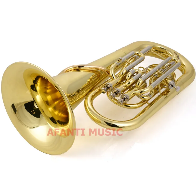 Музыкальный Bb тон Afanti/желтая латунь/золотой лак Baritone (BAR 115)|bb baritone|brass baritone |