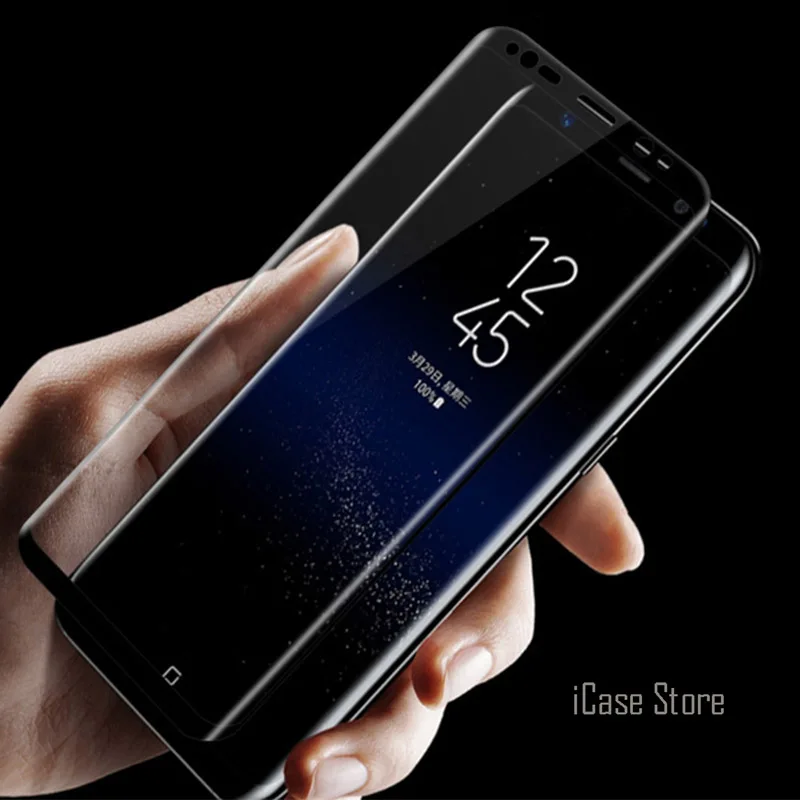 3D изогнутое полное покрытие закаленное стекло для samsung Galaxy S8 Plus Взрывозащищенная