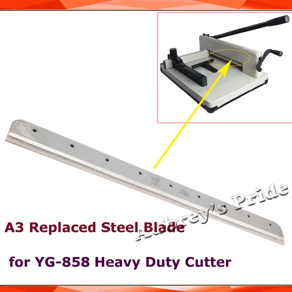 Replaced Steel Blade Handheld Parts for Heavy Duty A3 Size Stack Paper Ream Guillotine Cutter
Replaced Steel Blade Handheld Parts for Heavy Duty A3 Size Stack Paper Ream Guillotine Cutter