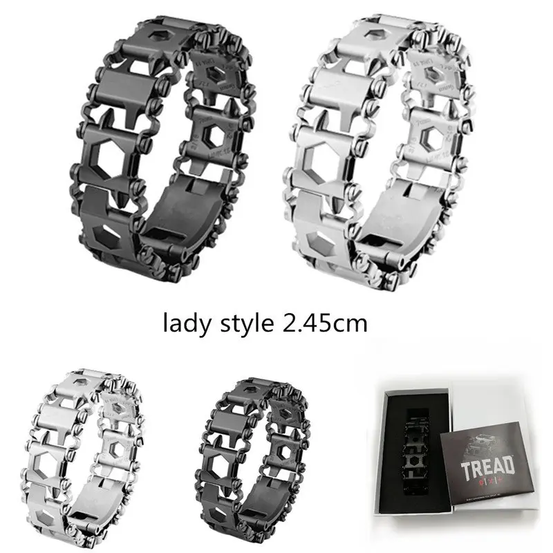New Wearable Tread 2.45cm 29 In 1 Multi-function Tool Bracelet Strap Multi-function Screwdriver Outdoor Emergency Kit Multi Tool
New Wearable Tread 2.45cm 29 In 1 Multi-function Tool Bracelet Strap Multi-function Screwdriver Outdoor Emergency Kit Multi Tool