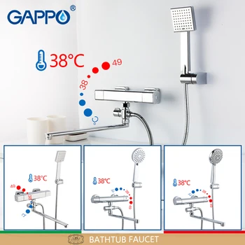 GAPPO shower faucet thermostat mixer tap round Accessories water pipe plumbing hose rain shower head SPA showerhead
GAPPO shower faucet thermostat mixer tap round Accessories water pipe plumbing hose rain shower head SPA showerhead