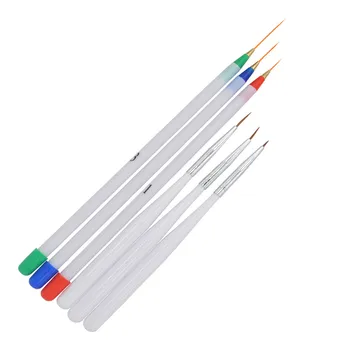 WUF 3 Fine Drawing 3 Striping Liner Design Set Nail Tool 6Pcs/Pack Nail Art Pens Brushes 40
WUF 3 Fine Drawing 3 Striping Liner Design Set Nail Tool 6Pcs/Pack Nail Art Pens Brushes 40
