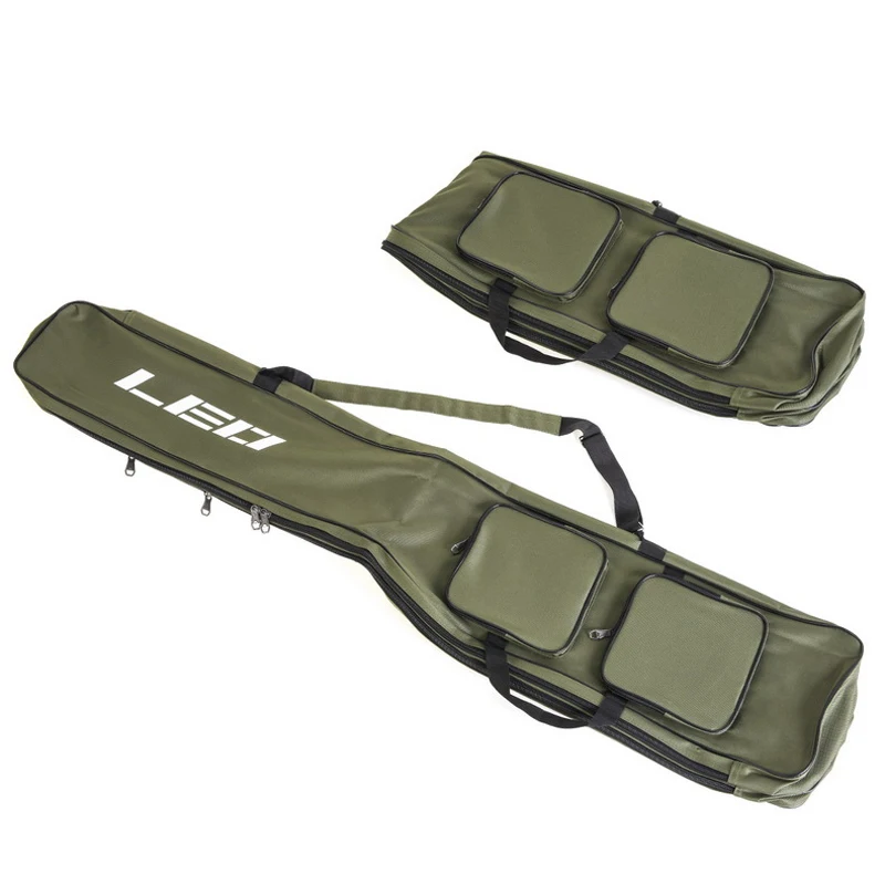 Fishing Bags 1.3M Foldable Multi-Purpose Fishing Bags Fishing Rod ,reel,line,lure,Bags Double Zipped Case Fishing Tackle Pouch
Fishing Bags 1.3M Foldable Multi-Purpose Fishing Bags Fishing Rod ,reel,line,lure,Bags Double Zipped Case Fishing Tackle Pouch