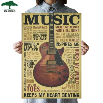 DLKKLB Music Guitar B Style Poster Classic Vintage Retro Kraft Paper Poster Bar Cafe Home Decor Wall Sticker Decorative Painting
DLKKLB Music Guitar B Style Poster Classic Vintage Retro Kraft Paper Poster Bar Cafe Home Decor Wall Sticker Decorative Painting