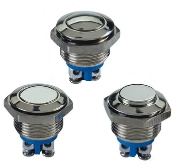 500PCS 16mm Metal Push Button Switch IP65 Waterproof Nickel plated brass press button Self-reset High/Flat/Shape Round Momentary
500PCS 16mm Metal Push Button Switch IP65 Waterproof Nickel plated brass press button Self-reset High/Flat/Shape Round Momentary