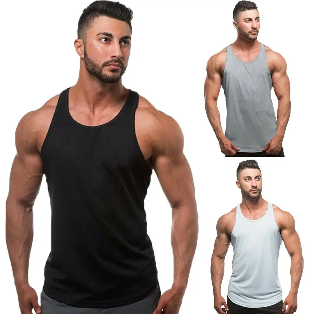 2019 summer hot sale solid Mens Tank Top Bodybuilding Fitness Stringer A-Shirt Wife-Beater Wear Vest Undershirt Ribbed Black
2019 summer hot sale solid Mens Tank Top Bodybuilding Fitness Stringer A-Shirt Wife-Beater Wear Vest Undershirt Ribbed Black