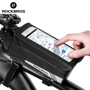 ROCKBROS 6.2'' Bike Bag Cycling Touch Screen Frame Top Tube Bag MTB Bicycle One-sided Flip Lid Magnetic Buckle Bag Accessories
ROCKBROS 6.2'' Bike Bag Cycling Touch Screen Frame Top Tube Bag MTB Bicycle One-sided Flip Lid Magnetic Buckle Bag Accessories
