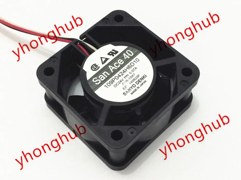 SANYO DENKI 109P0424H6D10 DC 24В 0.07A 3-проводной 40x40x20 мм вентилятор охлаждения сервера
SANYO DENKI 109P0424H6D10 DC 24В 0.07A 3-проводной 40x40x20 мм вентилятор охлаждения сервера