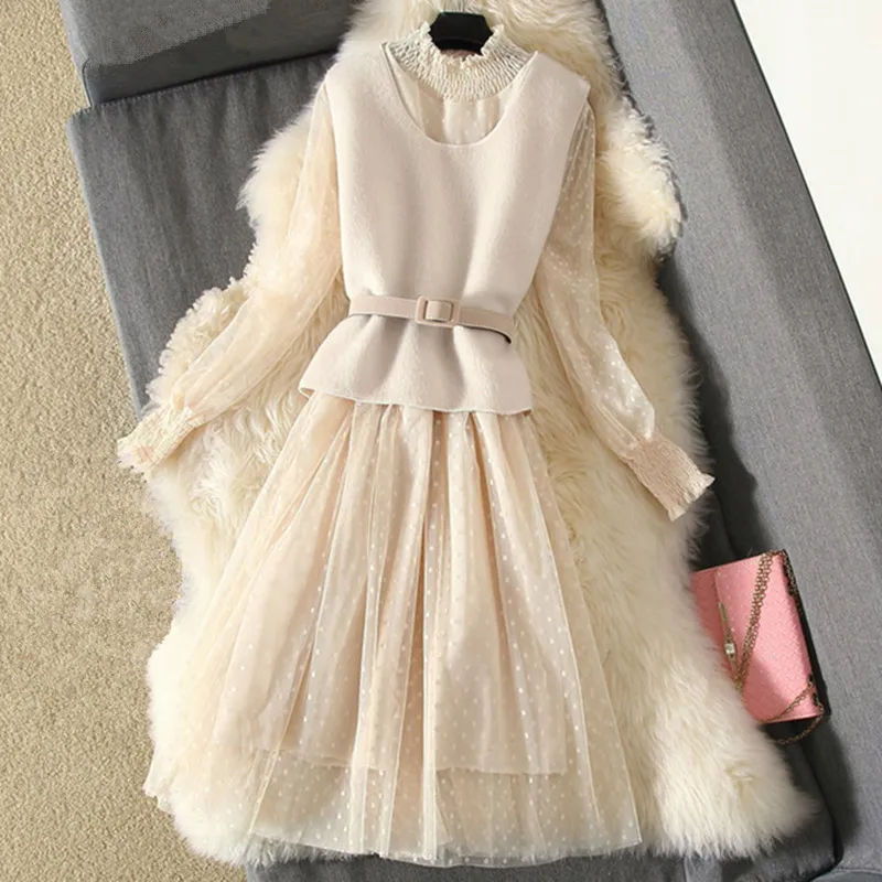 Autumn Winter Women Dress Suit 2018 Preppy Style Lace Knitting Slim Dress Bodycon Casual Pleated Dress Work Spring vestidos
Autumn Winter Women Dress Suit 2018 Preppy Style Lace Knitting Slim Dress Bodycon Casual Pleated Dress Work Spring vestidos