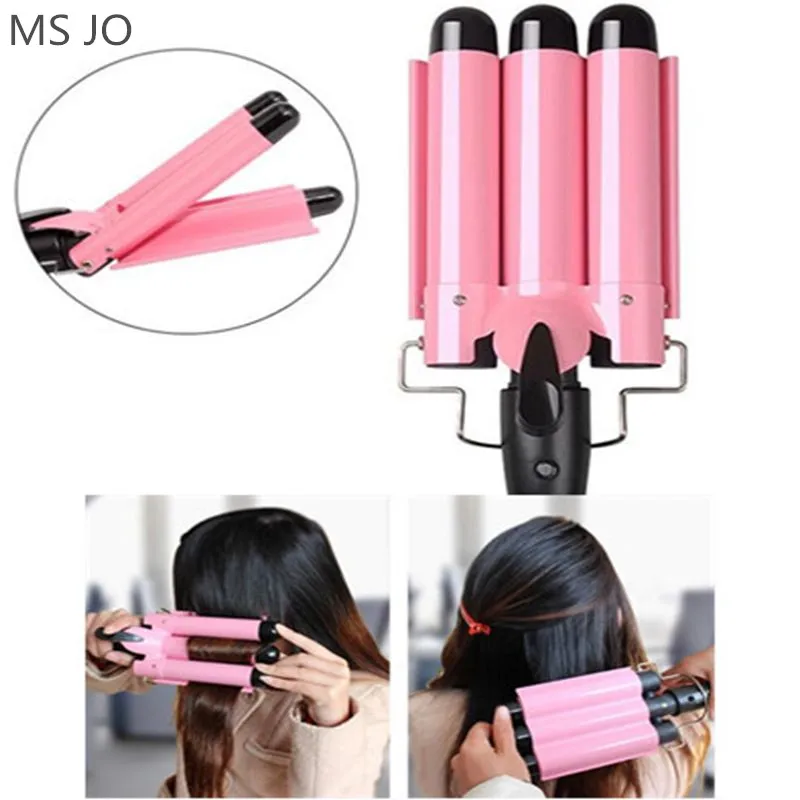 Professional Hair Curling Iron Ceramic Triple Barrel Hair Curler Irons Hair Wave Waver Styling Tools Hair Styler Wand
Professional Hair Curling Iron Ceramic Triple Barrel Hair Curler Irons Hair Wave Waver Styling Tools Hair Styler Wand