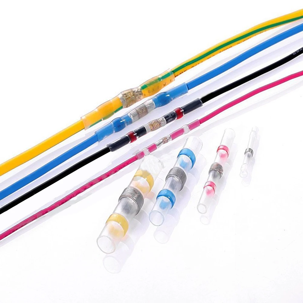50PCS Heat Shrink Tube Butt Crimp Terminals Multicolor Shrinkable Terminators Insulated Electrical Wire Cable Connectors
50PCS Heat Shrink Tube Butt Crimp Terminals Multicolor Shrinkable Terminators Insulated Electrical Wire Cable Connectors