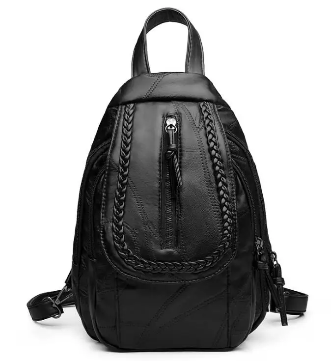 Women Leather Backpacks Classic Female Chest Bag Sac a Dos Travel Ladies Bagpack Mochilas School Bags For Trrnage Girls Preppy
Women Leather Backpacks Classic Female Chest Bag Sac a Dos Travel Ladies Bagpack Mochilas School Bags For Trrnage Girls Preppy