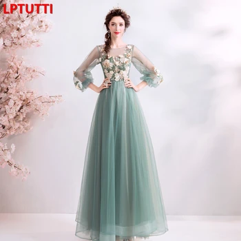 LPTUTTI Appliques Embroidery New For Women Elegant Date Ceremony Party Prom Gown Formal Gala Events Luxury Long Evening Dresses
LPTUTTI Appliques Embroidery New For Women Elegant Date Ceremony Party Prom Gown Formal Gala Events Luxury Long Evening Dresses