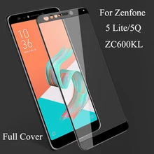 Protecteur d'écran, couverture complète en verre trempé 5Q ZC600KL pour ASUA Zenfone 5Q 5 Lite ZC600KL=